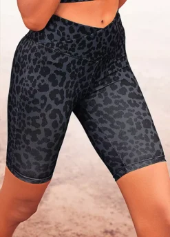 Active By LASCANA Animal Print Cycling Shorts