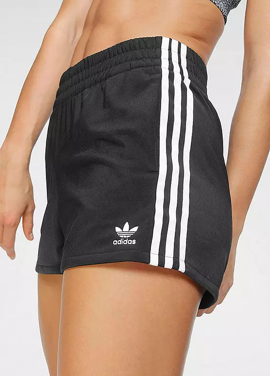 Adidas Originals Logo Print & Striped Shorts - Image 4