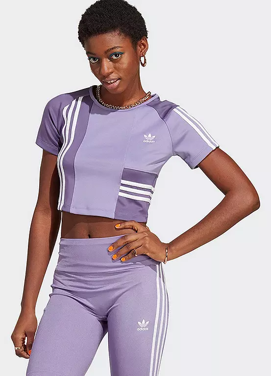 Adidas Originals Short Sleeve Cropped T-Shirt - Image 8