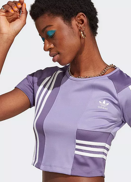 Adidas Originals Short Sleeve Cropped T-Shirt - Image 11