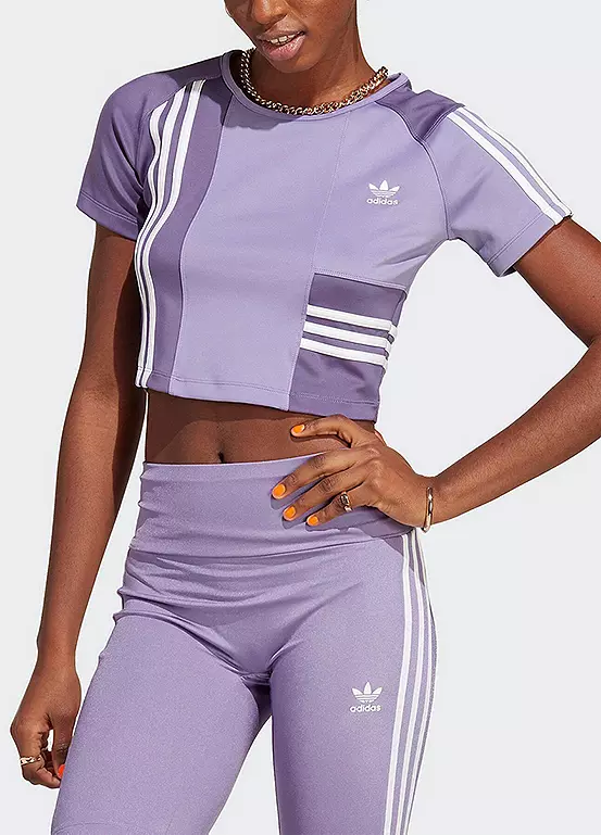Adidas Originals Short Sleeve Cropped T-Shirt - Image 13