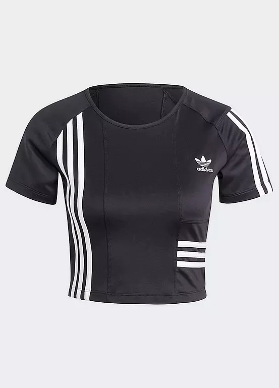 Adidas Originals Short Sleeve Cropped T-Shirt - Image 2
