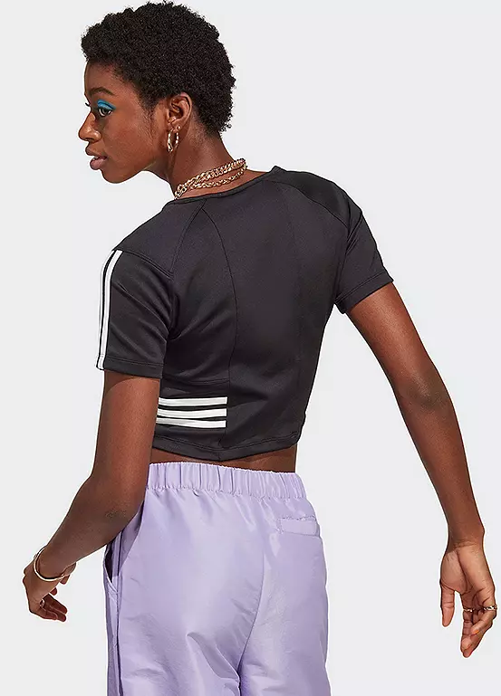 Adidas Originals Short Sleeve Cropped T-Shirt - Image 3