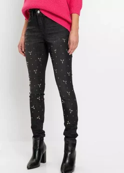 Bonprix Appliqué Stretch Jeans