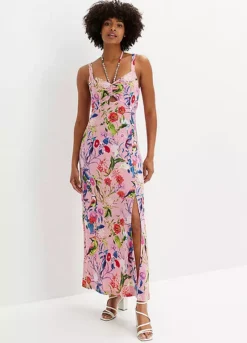 Bonprix Cut-Out Floral Dress