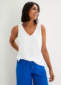 Bonprix Linen Tank Top