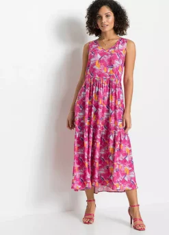 Bonprix Printed Midi Dress