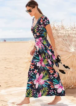 Bonprix Tropical Maxi Dress