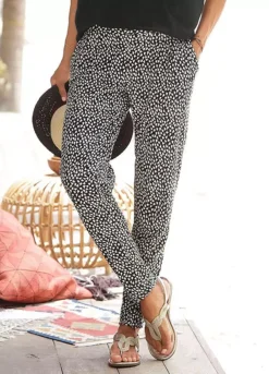 S.Oliver Red Label Beachwear Floral Print Beach Trousers