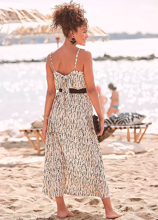 S.Oliver V-Neck Maxi Beach Dress - Image 3